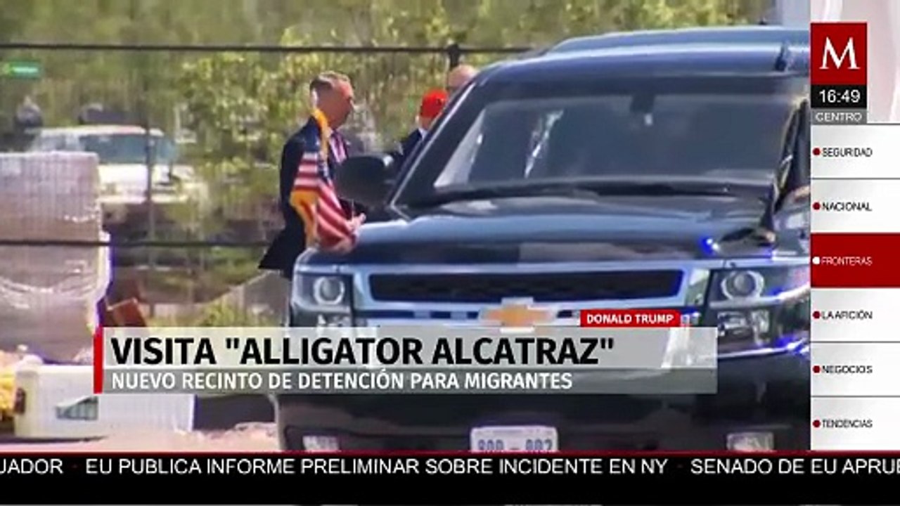 Donald Trump inaugura a cárcel para migrantes 'Alligator Alcatraz' en Florida