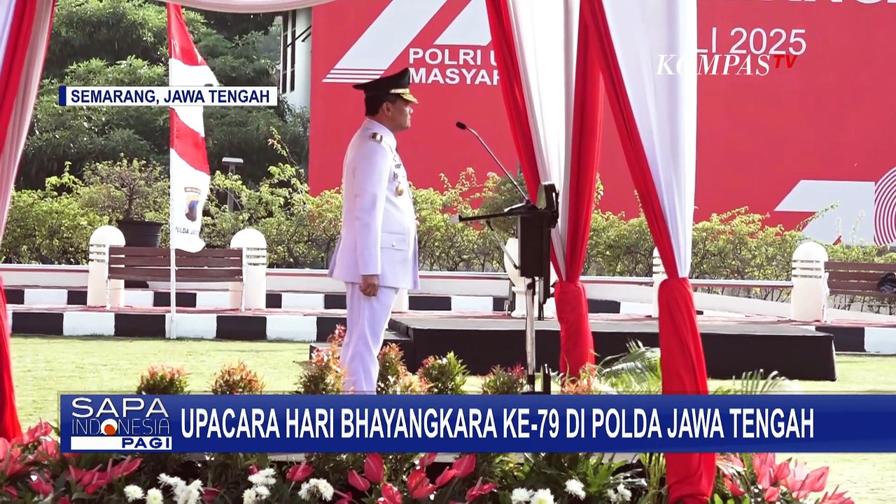 Hari Bhayangkara ke-79, Ini Pesan Gubernur Jateng Ahmad Luthfi | SAPA PAGI