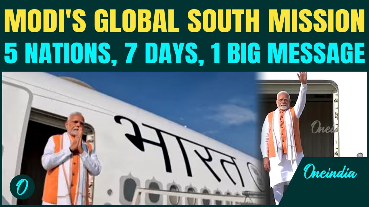 "Modi’s Global Blitz Begins": PM in Ghana as India Launches Historic 5-Nation Tour to Reinforce Ties