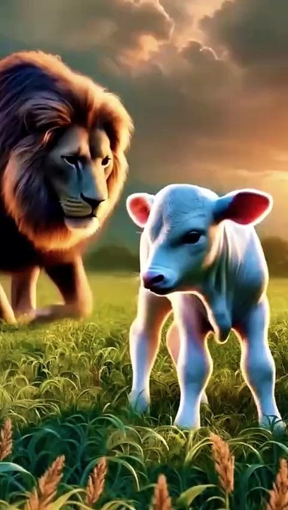 Lion Attacks Calf… But Mother Cow Fights Back! ”