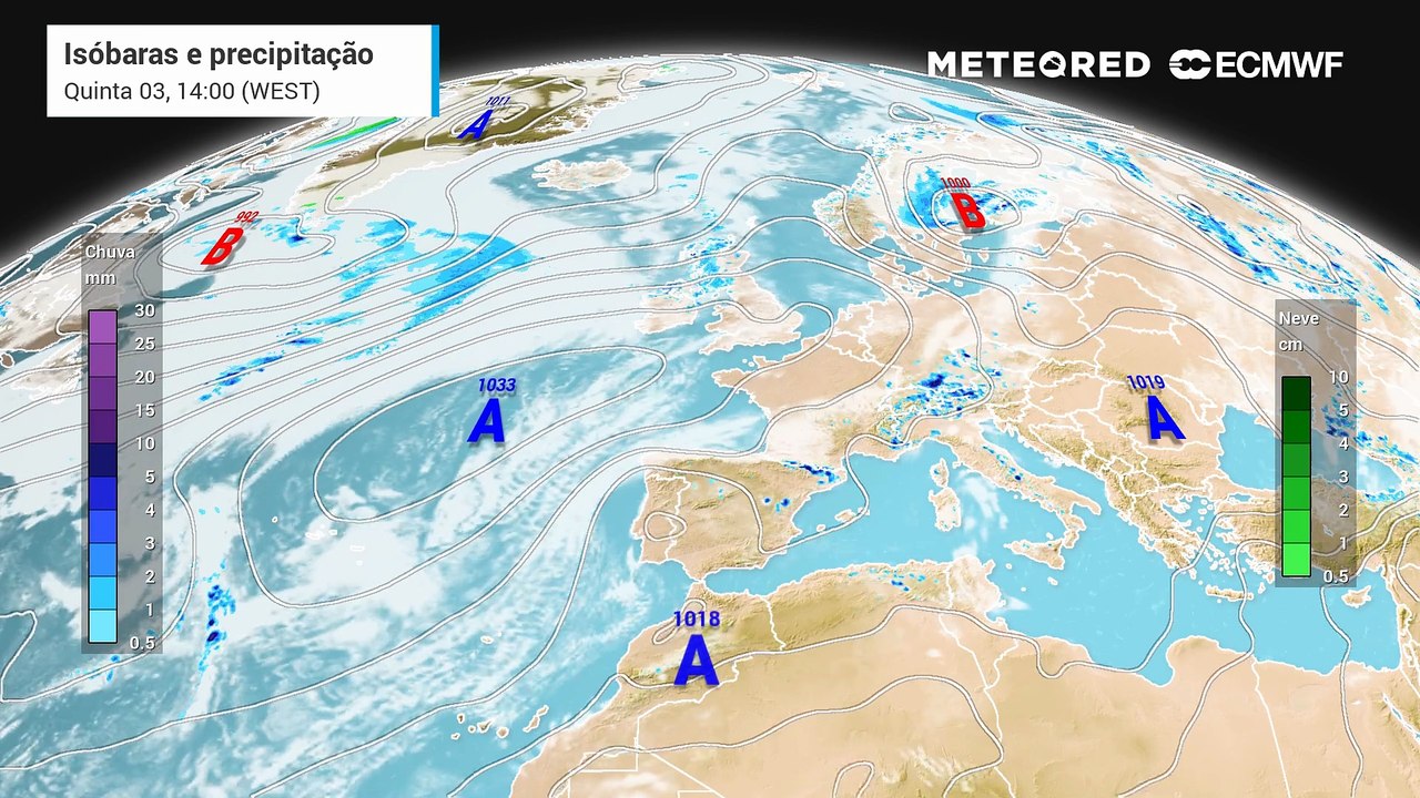 O anticiclone dos Açores vai influenciar o tempo seco e soalheiro nas ilhas nos próximos dias