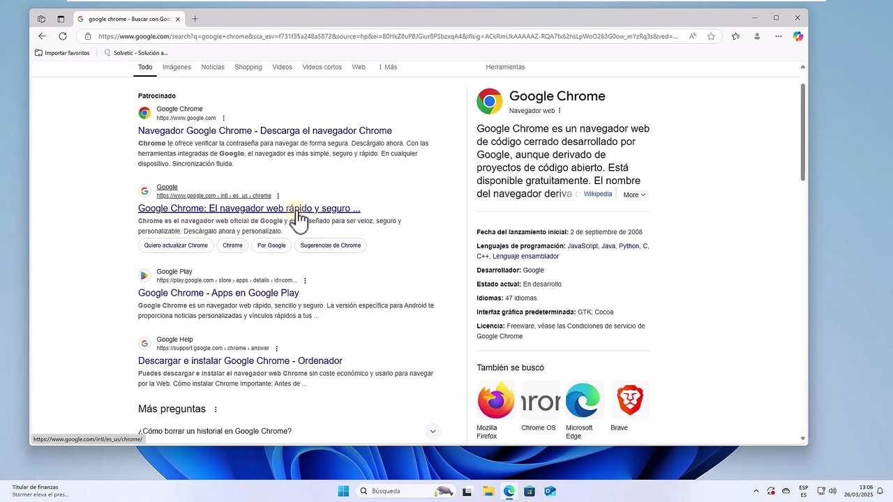 Descargar e Instalar Chrome Windows 11 2025 ✅✅