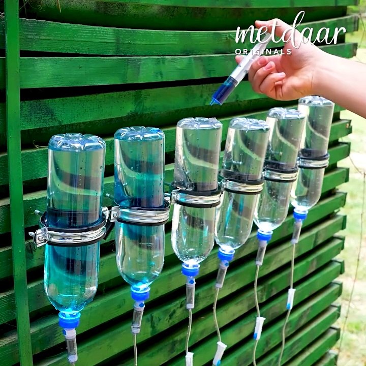 Back in the garden with our newest DIY inventions!