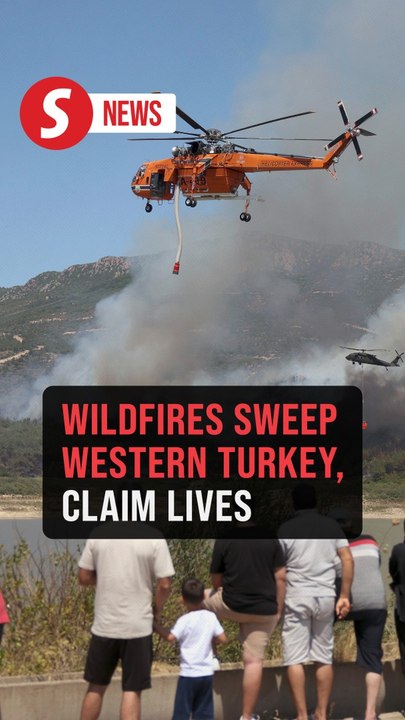 Wildfires kill two in western Turkey, little-known group claims arson attacks