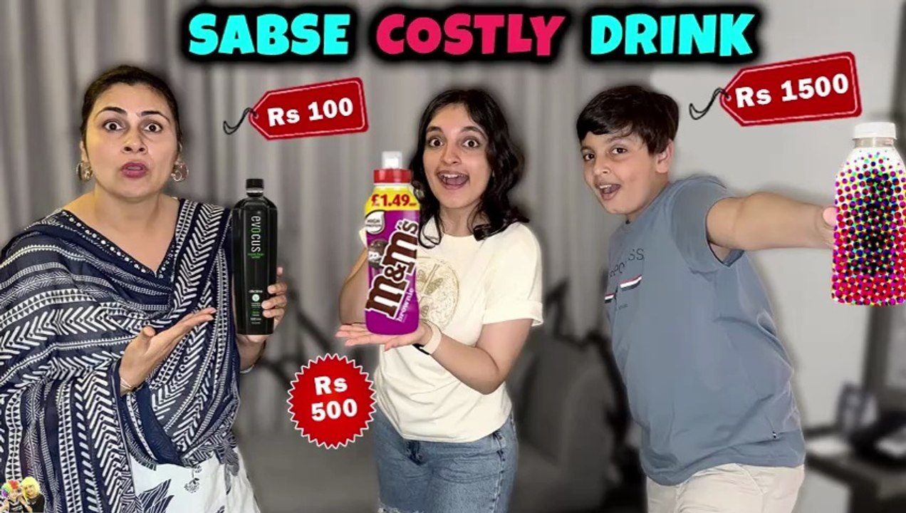 SABSE COSTLY DRINK _ Aayu and Pihu Show
