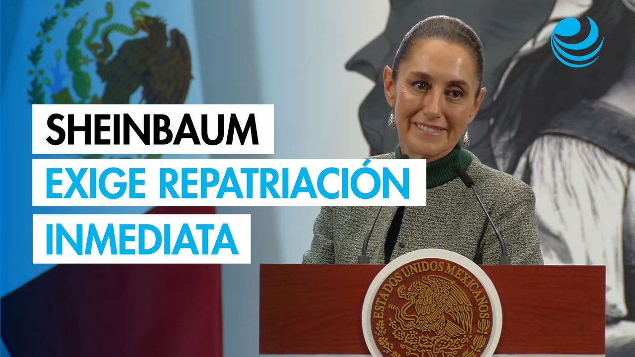 Sheinbaum pide repatriar ya a mexicanos detenidos en 'Alligator Alcatraz'