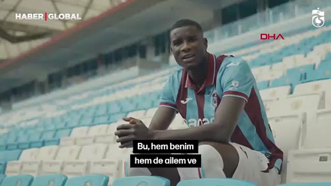Trabzonspor'a dönen Paul Onuachu: Yarım kalan bir işimizi tamamlamak için döndüm