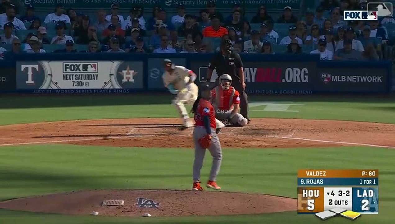 Miguel Rojas conecta jonrón de dos carreras