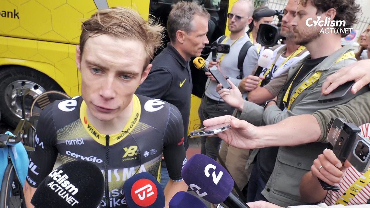 Tour de France 2025 - Jonas Vingegaard : "On voulait que Wout Van Aert gagne, mais..."