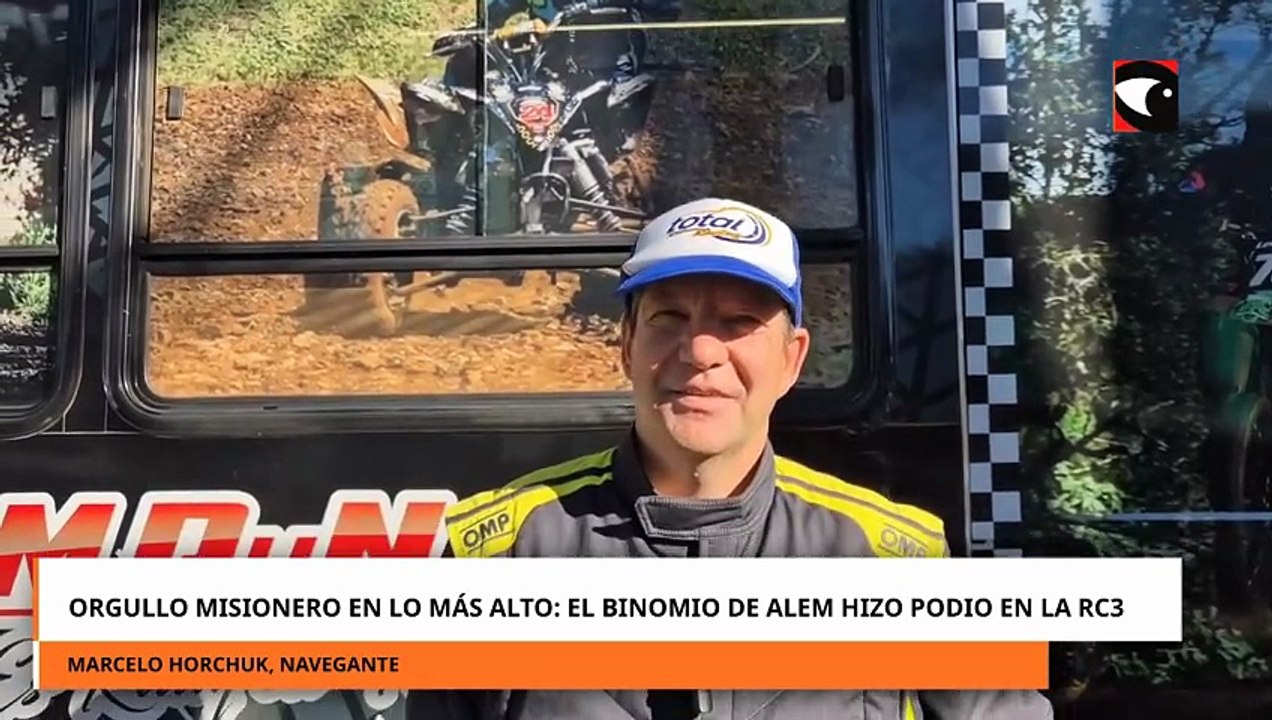 Orgullo misionero en lo más alto el binomio de Alem hizo podio en la RC3