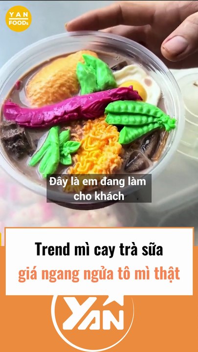 Trend mì cay trà sữa đắt ngang tô mì thật