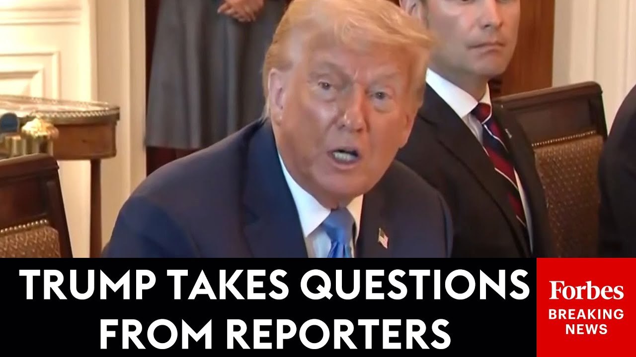Trump Takes Multiple Questions From Reporters During Meeting With Israel's Netanyahu