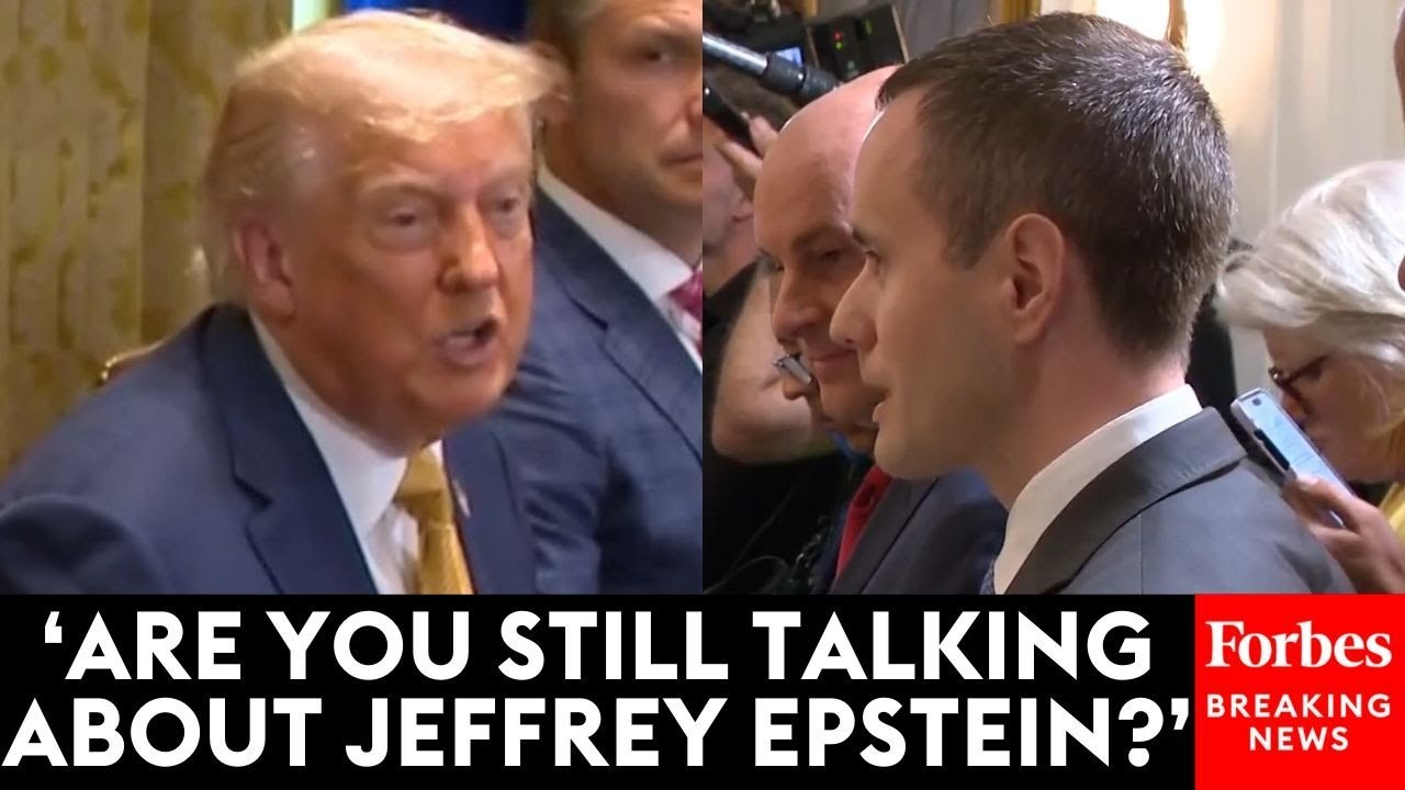 Trump Lashes Out At Reporter Asking About Jeffrey Epstein Memo Released By The DOJ