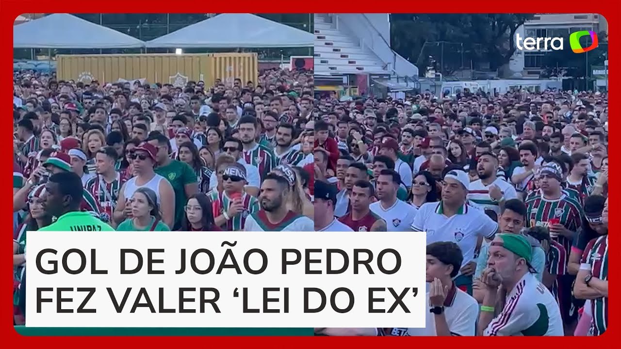 Frustração e xingamentos: veja a reação da torcida do Fluminense no RJ após o gol do Chelsea