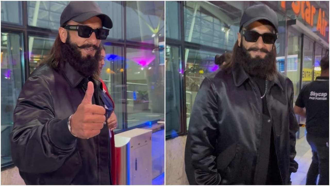 Ranveer Singh rocks Dhurandhar look at Mumbai airport. Watch