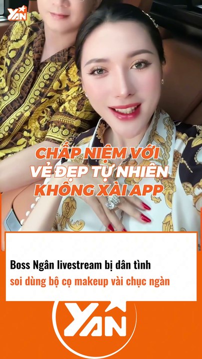 Boss Ngân livestream xài cọ makeup giá rẻ liền bị CĐM soi xét
