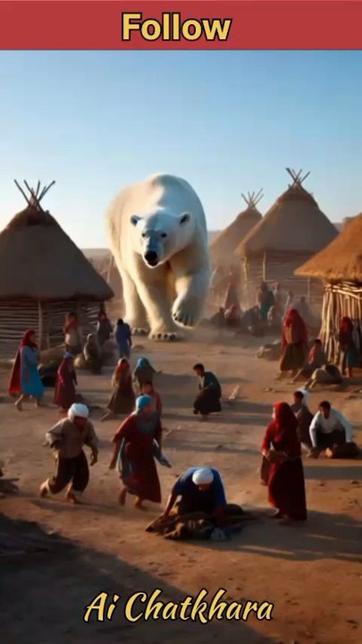 The White Bear Who Saved the Village but Cried Alone