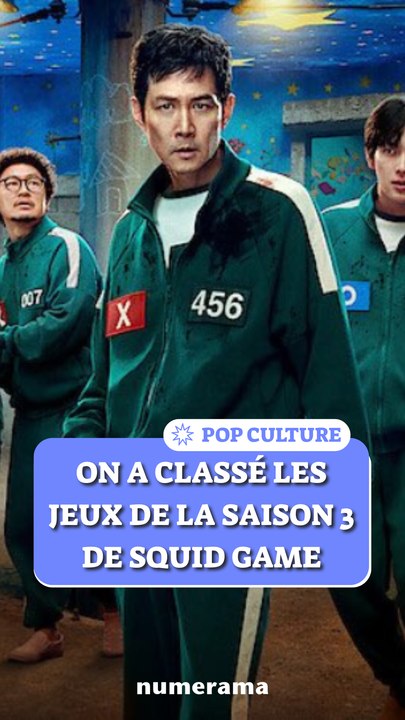 On a classé les JEUX de SQUID GAME !
