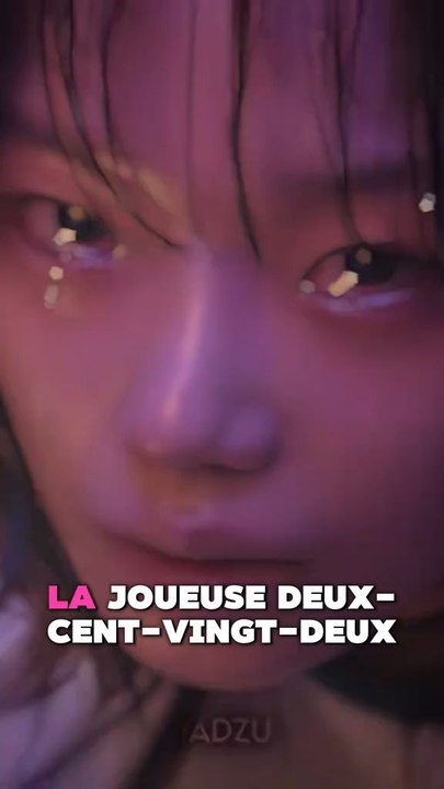 La joueuse 222 la plus attachante de Squid game #squidgame