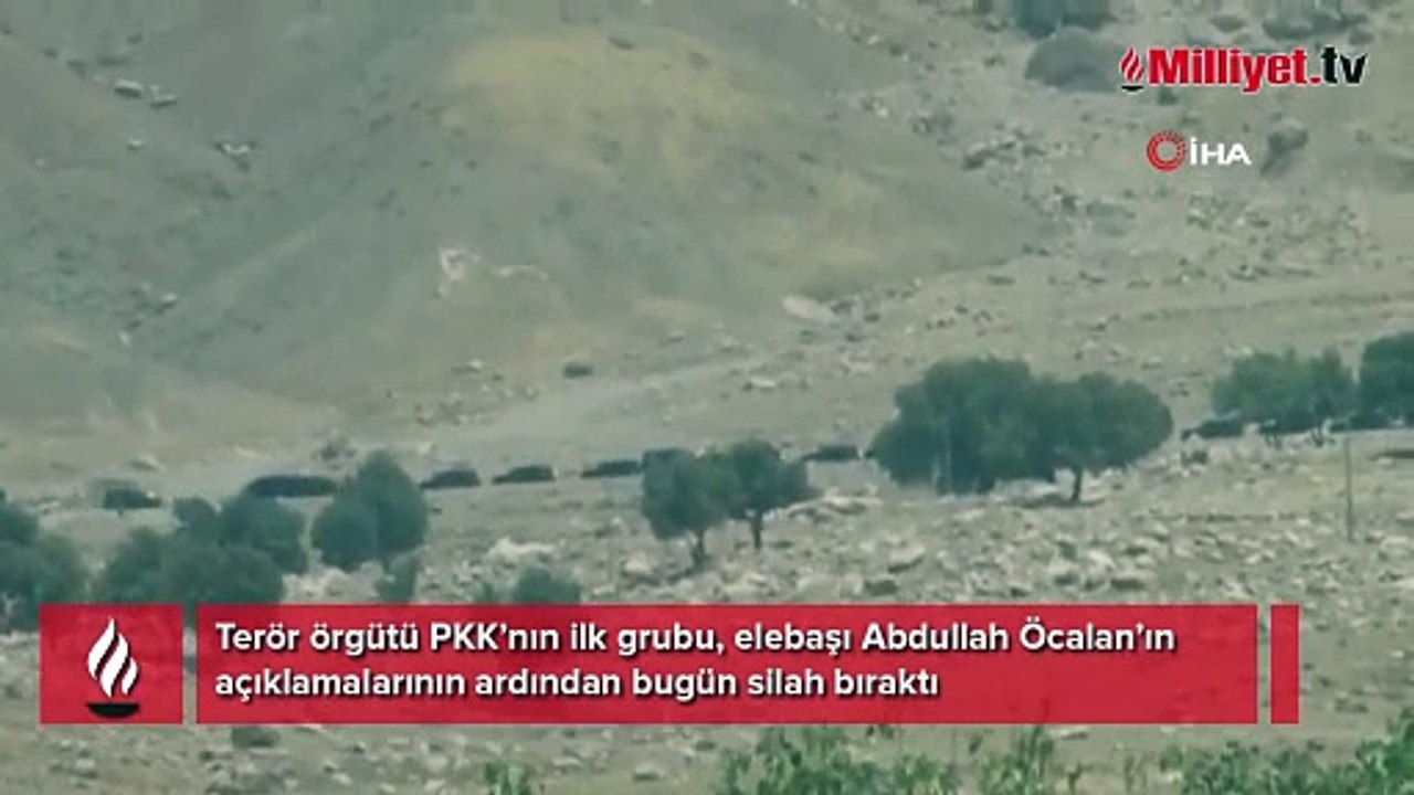 İlk PKK'lı grup silah bıraktı