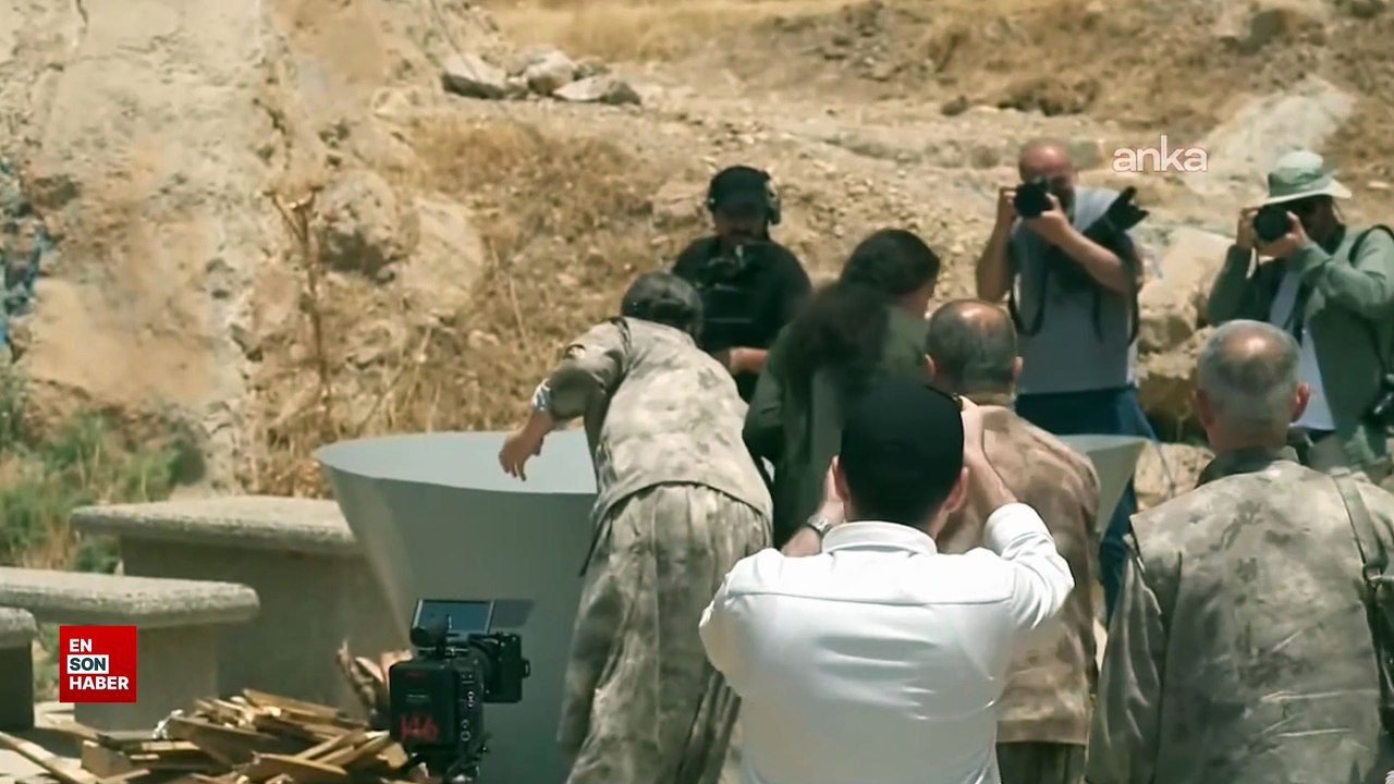 PKK, silahlarını bıraktı: Görüntüleri paylaşıldı