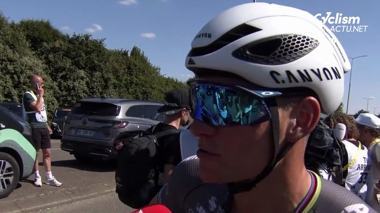Tour de France 2025 - Mathieu van der Poel : "Avec Jasper Philipsen, on aurait eu de meilleures chances de gagner mais..."