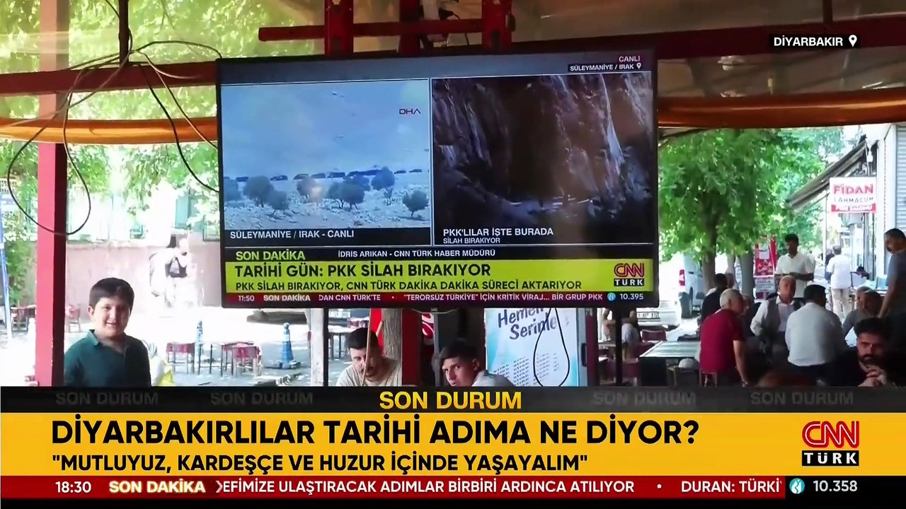 İlk PKK'lı grup silah bıraktı, söz Diyarbakırlılarda