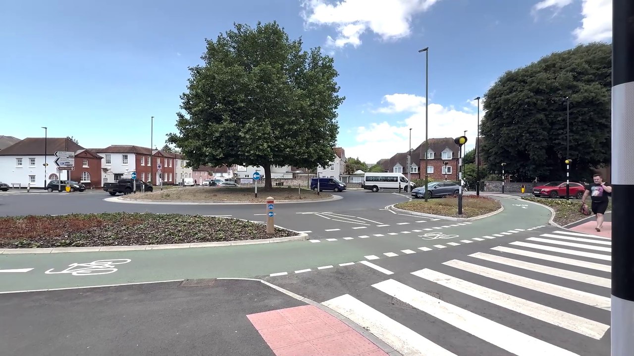 Chichester Dutch-style roundabout