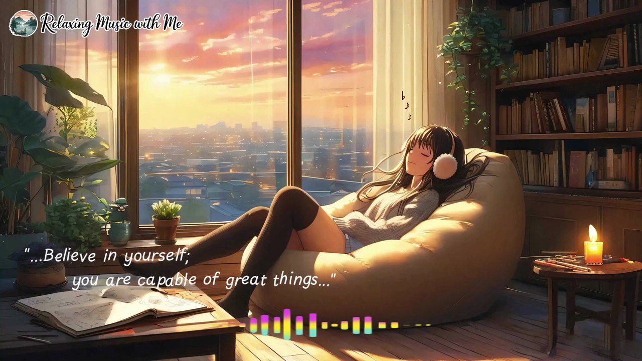 Lofi sleep music: soothing tunes for a restful night #lofimusic #chill #anime #lofistudy #lofi