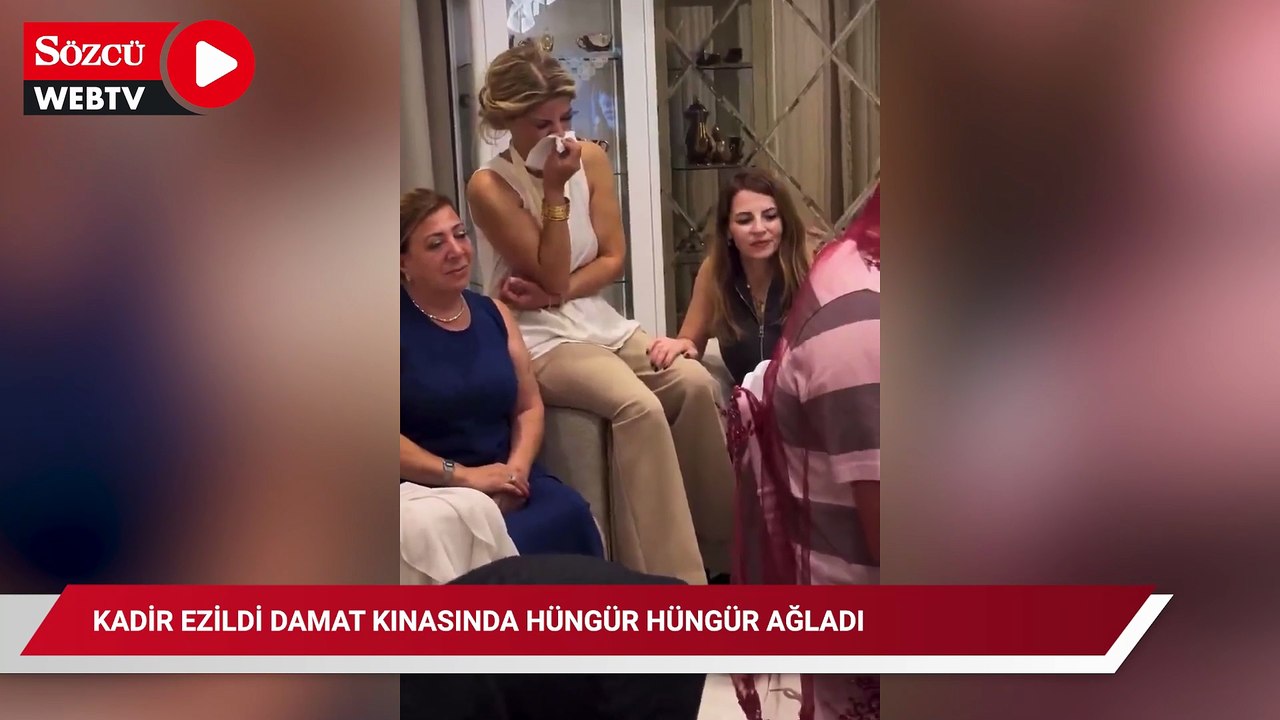 Kadir Ezildi Damat Kınasında Duygusal Anlar Yaşadı