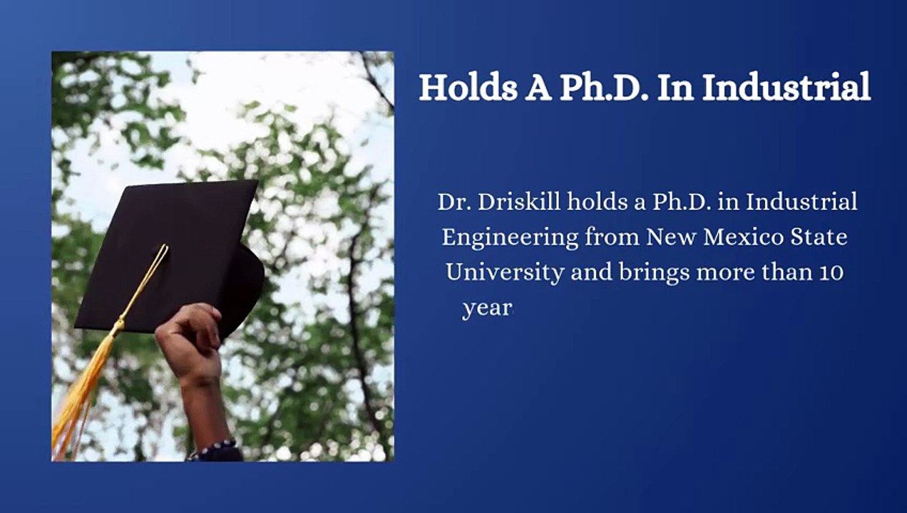 Dr. Christopher Driskill - A Dynamic Senior Data Analyst