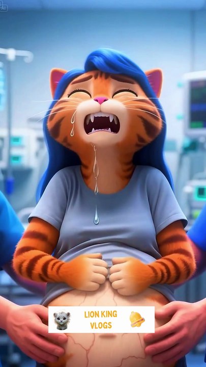 Funny Cat video #aianimation #cat #Dailymotionshorts #funny #funnycats #animals #animation