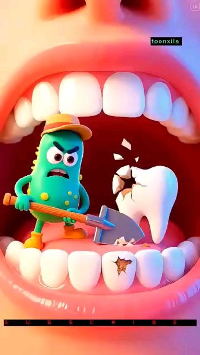 Cavity - 🦷 👿 #cartoon #3danimation