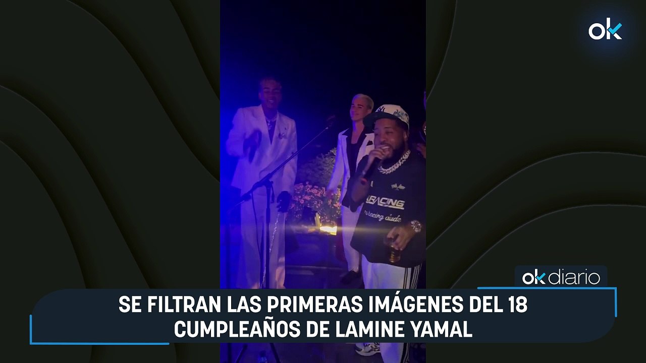 Se filtran las primeras imágenes del 18 cumpleaños de Lamine Yamal