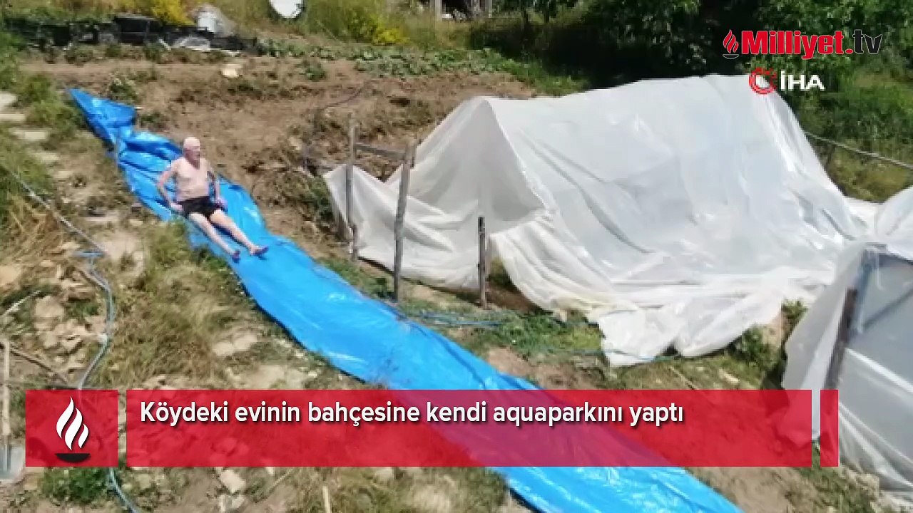 Köyde Eğlence Dolu Aquapark Açıldı! 💦