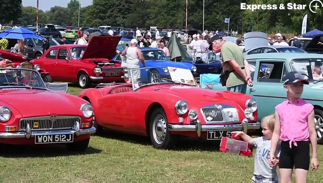 Classic cars event at Walsall Arboretum.