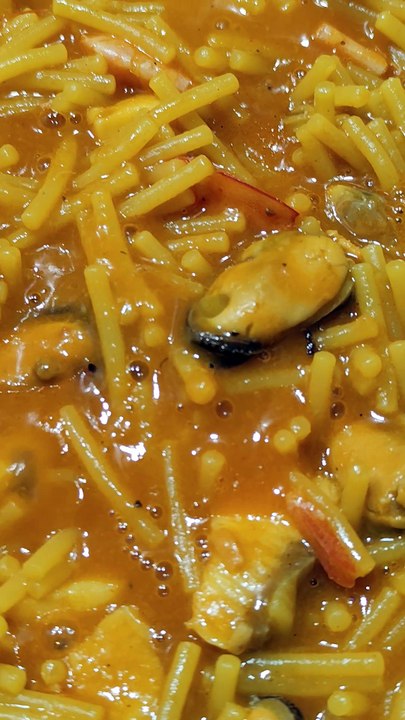Seafood fideuá🥘🦐🇪🇦