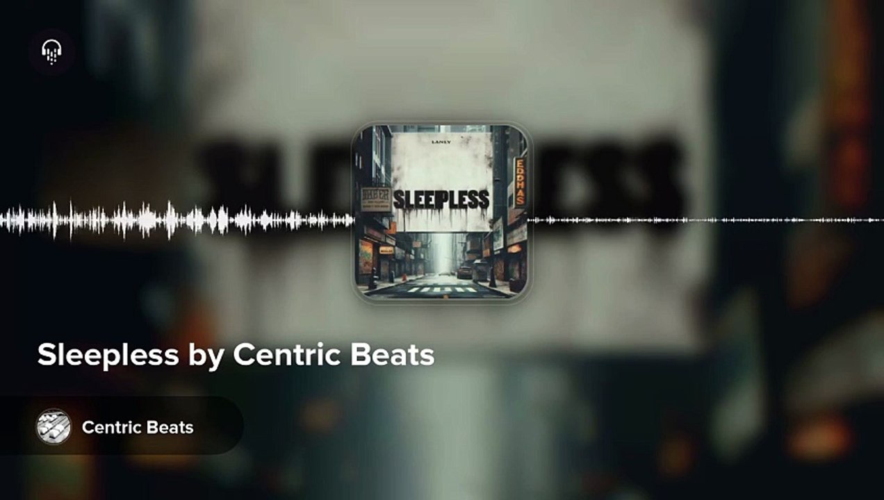 Hip Hop Beat with neo Soul vibe - Sleepless