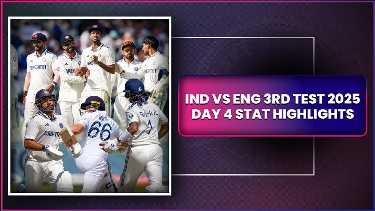 IND vs ENG 3rd Test 2025 Day 4 Stat Highlights: Lord's Test Set For Thrilling Finish On Final Day