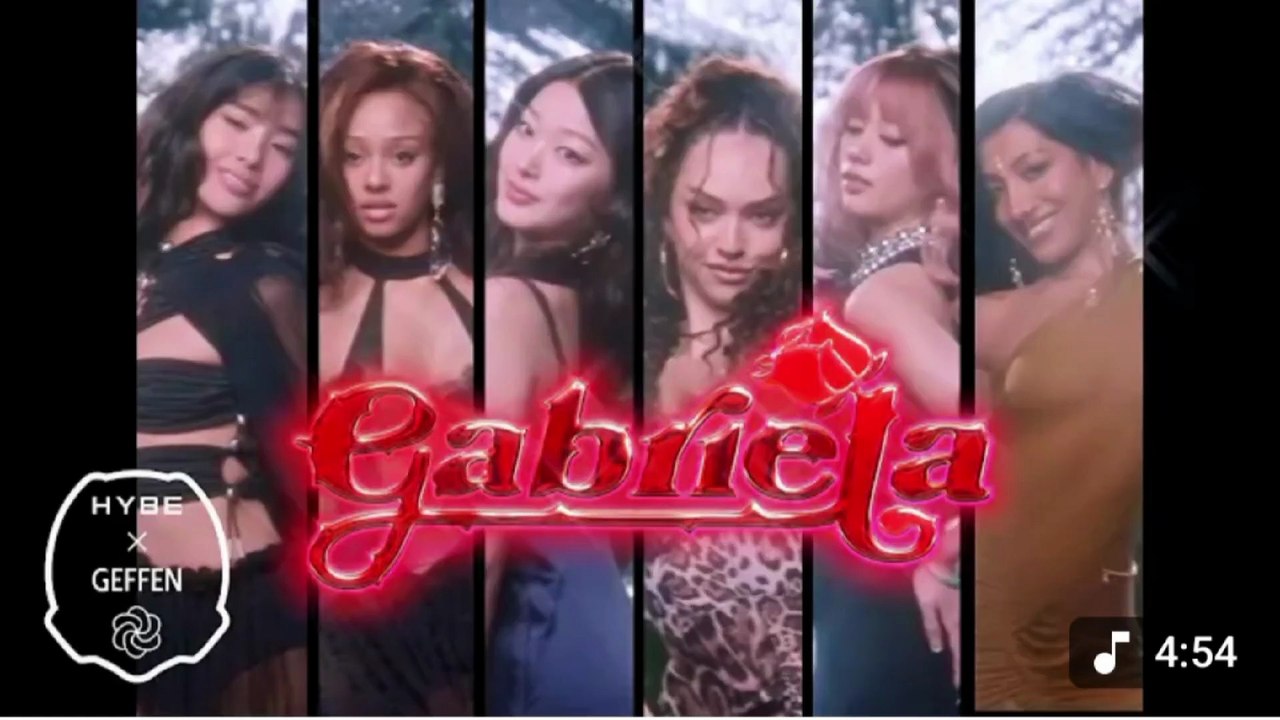 KATSEYE (캣츠아이) "Gabriela" Official MV latest Hollywood English song in 2025