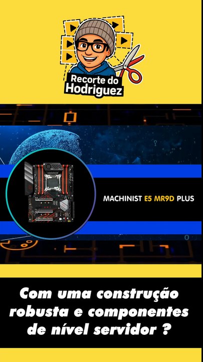 A Placa-Mãe que Garante o Fluxo Contínuo de Dados MACHINIST E5 MR9D PLUS!