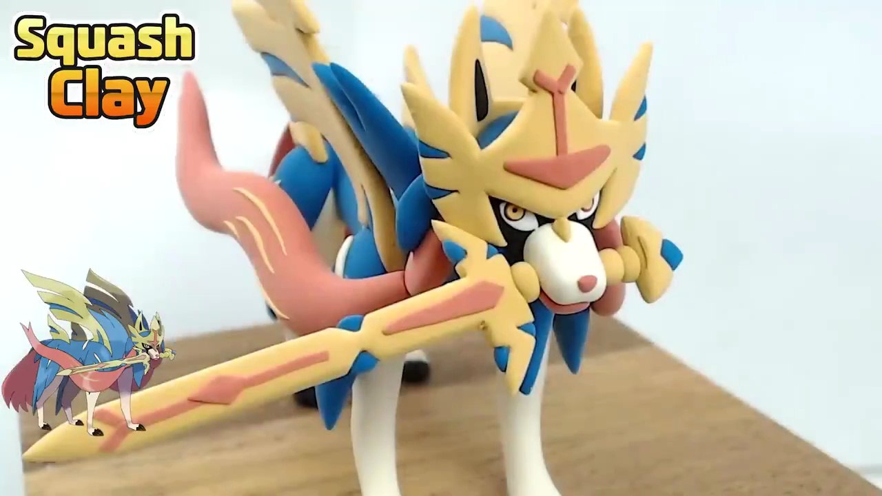 Pokémon Sword and Shield Clay Art!! (Satisfying video)