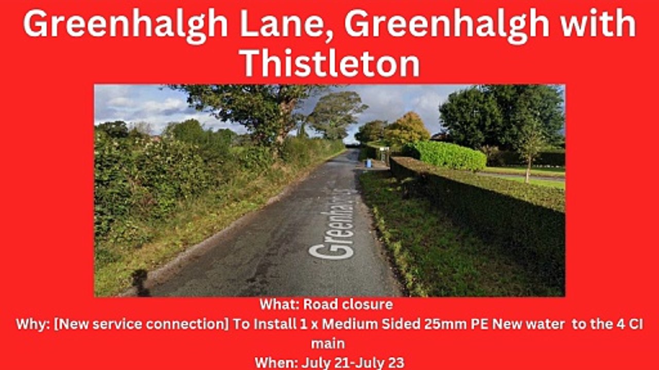 Fylde Roadworks Update: Major Closures & Delays (July 21-27) 🚧