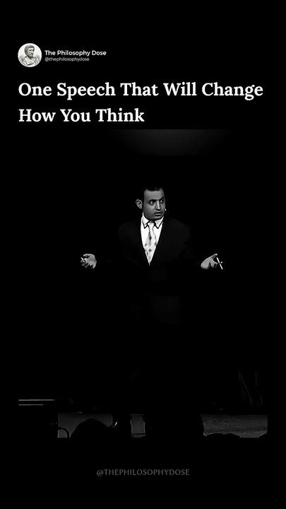 One powerful speech can shift your entire mindset.