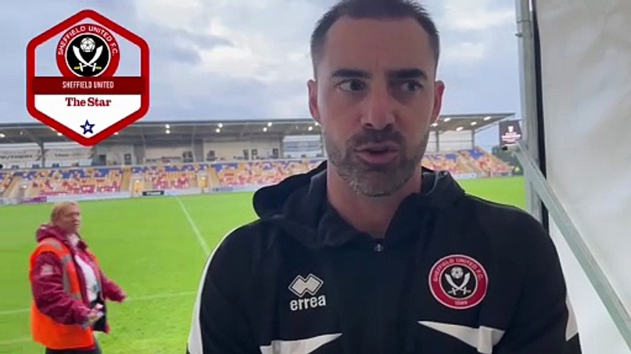 Ruben Selles reflects on his first match in charge of Sheffield United