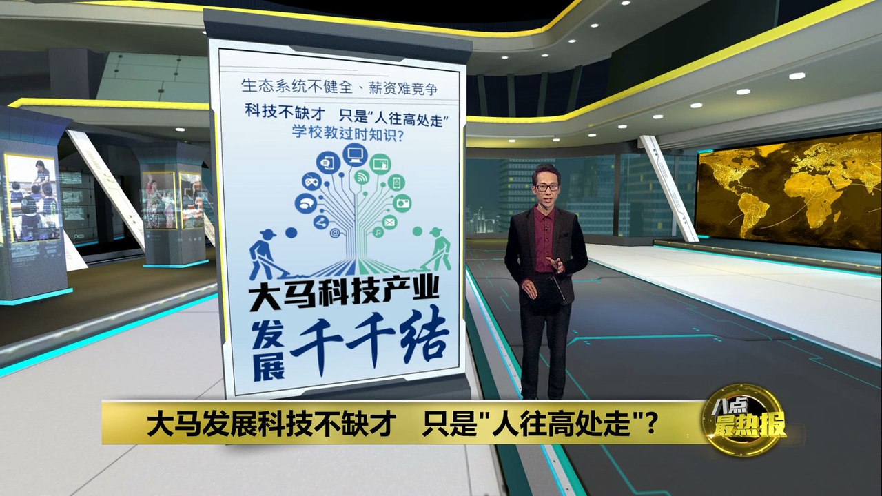大马发展科技不缺才   只是"人往高处走"?
