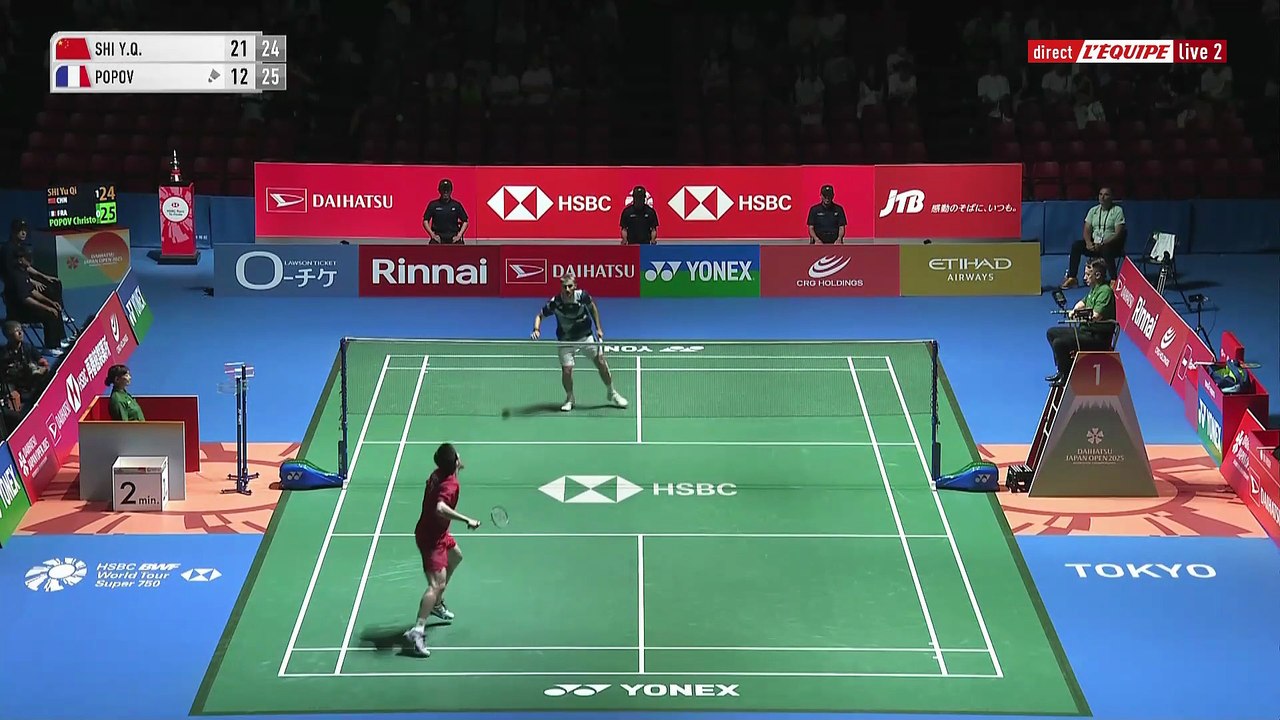 Christo Popov s'arrête en demi-finale - Badminton