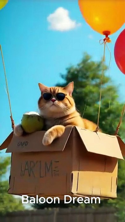 This Chubby Cat Just Launched a Backyard Airline 😎