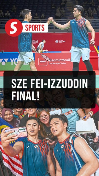 Sze Fei-Izzuddin smash into Japan Open final