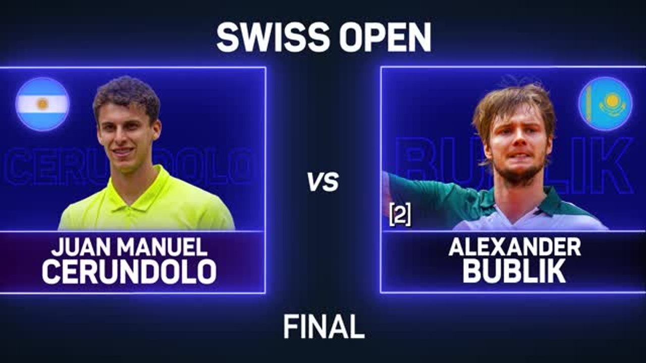Bublik battles past Cerundolo to clinch Swiss Open title